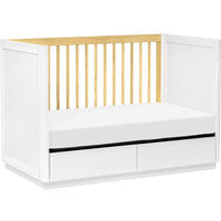 Babyletto Bento 3-in-1 Convertible Storage Crib with Toddler Bed Conversion Kit
