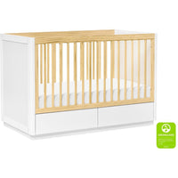 Babyletto Bento 3-in-1 Convertible Storage Crib with Toddler Bed Conversion Kit