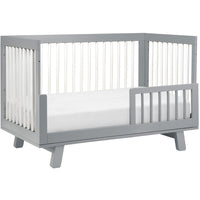Babyletto Hudson 3-in-1 Convertible Crib with Toddler Bed Conversion Kit + 3-Drawer Changer Dresser Set