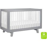 Babyletto Hudson 3-in-1 Convertible Crib with Toddler Bed Conversion Kit