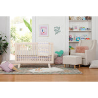 Babyletto Hudson 3-in-1 Convertible Crib with Toddler Bed Conversion Kit + 3-Drawer Changer Dresser Set