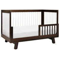 Babyletto Hudson 3-in-1 Convertible Crib with Toddler Bed Conversion Kit + 3-Drawer Changer Dresser Set