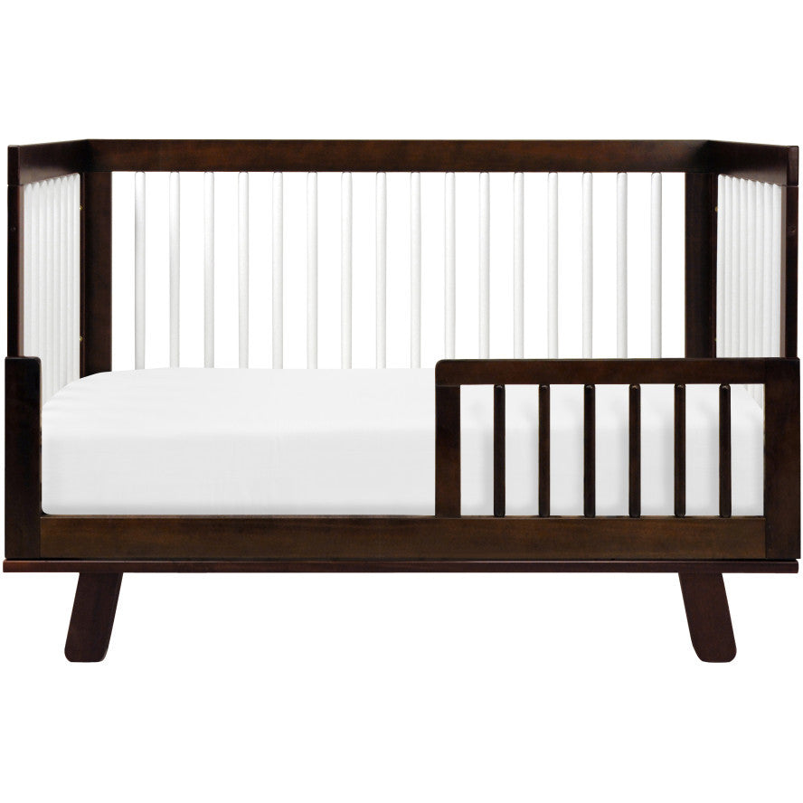 Babyletto Hudson 3-in-1 Convertible Crib with Toddler Bed Conversion Kit + 3-Drawer Changer Dresser Set