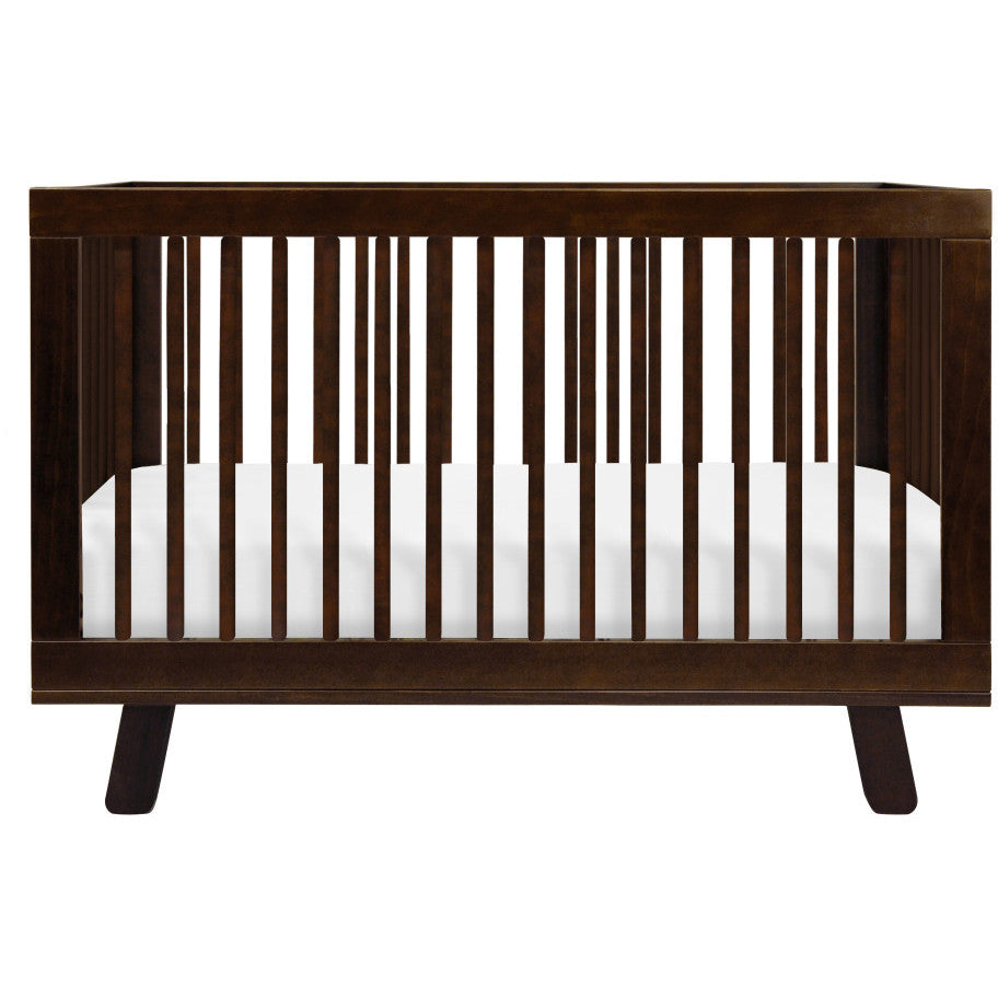 Babyletto Hudson 3-in-1 Convertible Crib with Toddler Bed Conversion Kit + 3-Drawer Changer Dresser Set