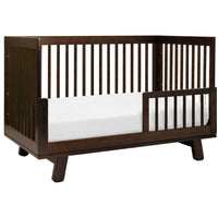 Babyletto Hudson 3-in-1 Convertible Crib with Toddler Bed Conversion Kit + 3-Drawer Changer Dresser Set