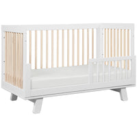 Babyletto Hudson 3-in-1 Convertible Crib with Toddler Bed Conversion Kit + 3-Drawer Changer Dresser Set