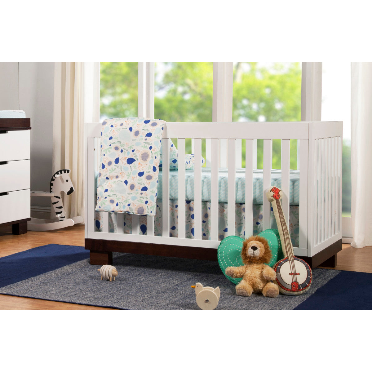 Babyletto Modo 3-in-1 Convertible Crib with Toddler Bed Conversion Kit