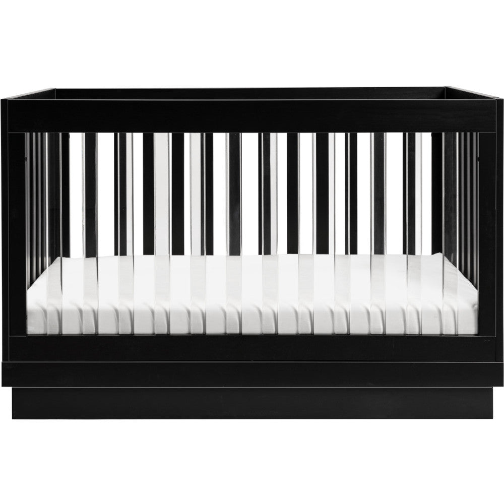 Babyletto Harlow 3-in-1 Convertible Acrylic Crib with Toddler Bed Conversion Kit