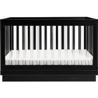 Babyletto Harlow 3-in-1 Convertible Acrylic Crib with Toddler Bed Conversion Kit