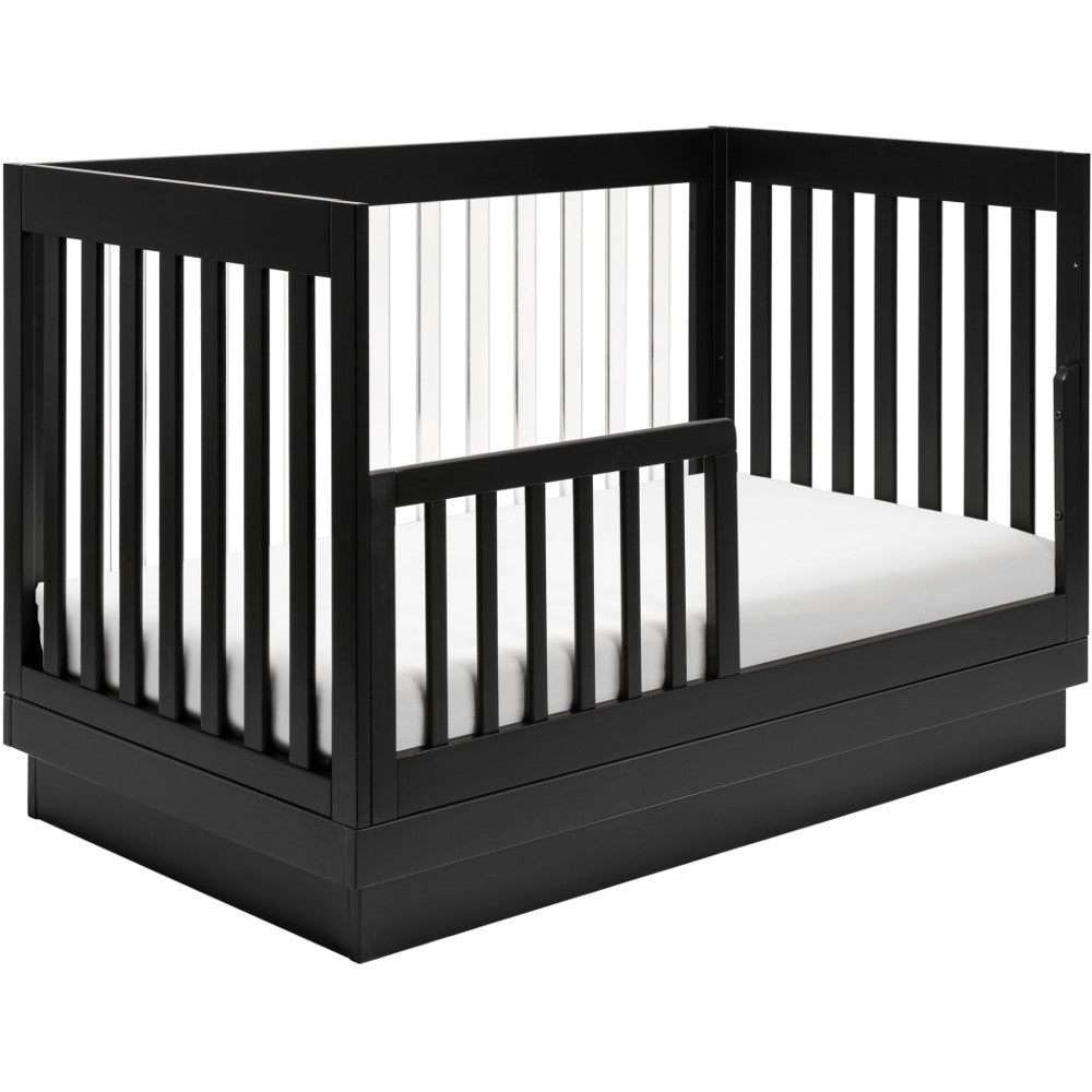 Babyletto Harlow 3-in-1 Convertible Acrylic Crib with Toddler Bed Conversion Kit