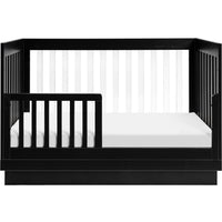 Babyletto Harlow 3-in-1 Convertible Acrylic Crib with Toddler Bed Conversion Kit