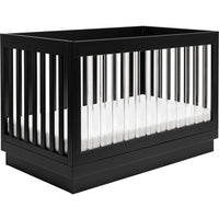 Babyletto Harlow 3-in-1 Convertible Acrylic Crib with Toddler Bed Conversion Kit