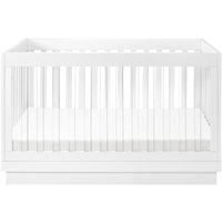 Babyletto Harlow 3-in-1 Convertible Acrylic Crib with Toddler Bed Conversion Kit