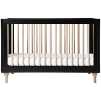 Babyletto Lolly 3-in-1 Convertible Crib with Toddler Bed Conversion Kit + 3-Drawer Changer Dresser Set
