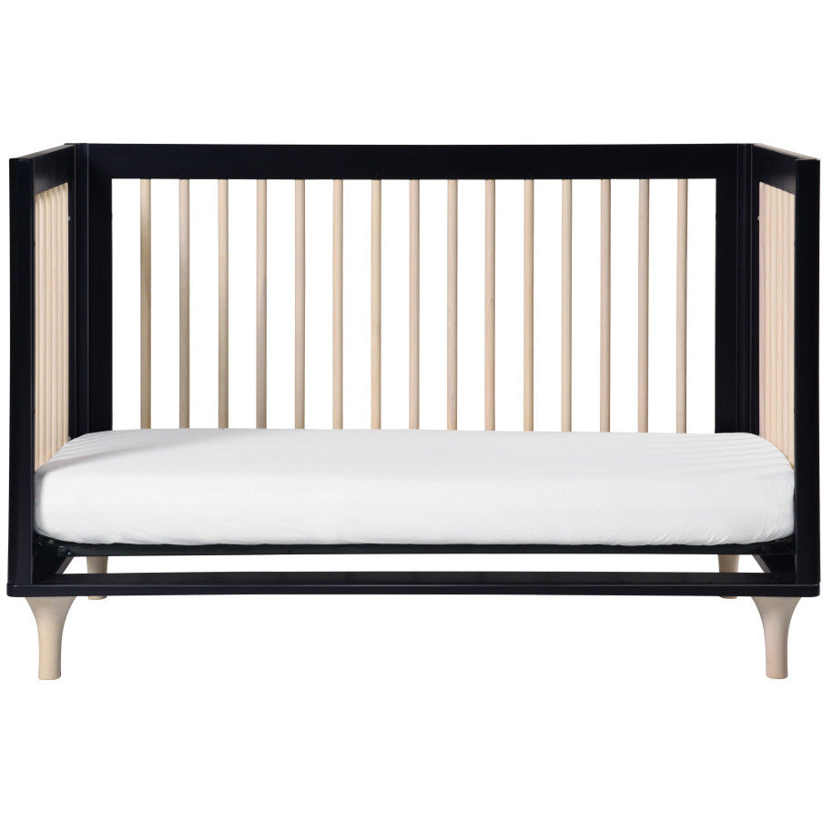 Babyletto Lolly 3-in-1 Convertible Crib with Toddler Bed Conversion Kit + 3-Drawer Changer Dresser Set