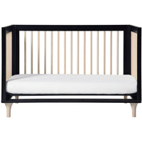 Babyletto Lolly 3-in-1 Convertible Crib with Toddler Bed Conversion Kit + 3-Drawer Changer Dresser Set