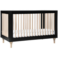 Babyletto Lolly 3-in-1 Convertible Crib with Toddler Bed Conversion Kit + 3-Drawer Changer Dresser Set