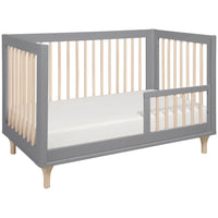 Babyletto Lolly 3-in-1 Convertible Crib with Toddler Bed Conversion Kit + 3-Drawer Changer Dresser Set