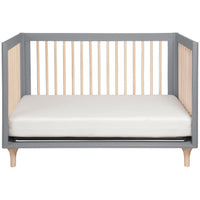 Babyletto Lolly 3-in-1 Convertible Crib with Toddler Bed Conversion Kit + 3-Drawer Changer Dresser Set