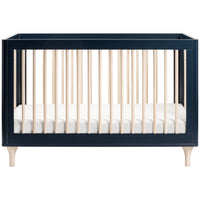 Babyletto Lolly 3-in-1 Convertible Crib with Toddler Bed Conversion Kit + 3-Drawer Changer Dresser Set