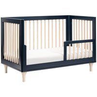 Babyletto Lolly 3-in-1 Convertible Crib with Toddler Bed Conversion Kit + 3-Drawer Changer Dresser Set