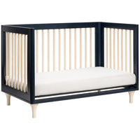Babyletto Lolly 3-in-1 Convertible Crib with Toddler Bed Conversion Kit + 3-Drawer Changer Dresser Set