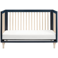 Babyletto Lolly 3-in-1 Convertible Crib with Toddler Bed Conversion Kit + 3-Drawer Changer Dresser Set