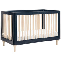 Babyletto Lolly 3-in-1 Convertible Crib with Toddler Bed Conversion Kit + 3-Drawer Changer Dresser Set