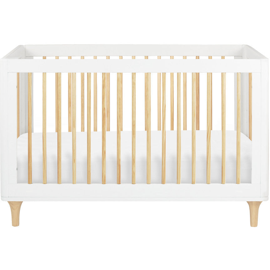 Babyletto Lolly 3-in-1 Convertible Crib with Toddler Bed Conversion Kit + 3-Drawer Changer Dresser Set