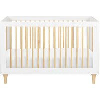 Babyletto Lolly 3-in-1 Convertible Crib with Toddler Bed Conversion Kit + 3-Drawer Changer Dresser Set