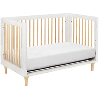 Babyletto Lolly 3-in-1 Convertible Crib with Toddler Bed Conversion Kit + 3-Drawer Changer Dresser Set