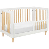 Babyletto Lolly 3-in-1 Convertible Crib with Toddler Bed Conversion Kit + 3-Drawer Changer Dresser Set