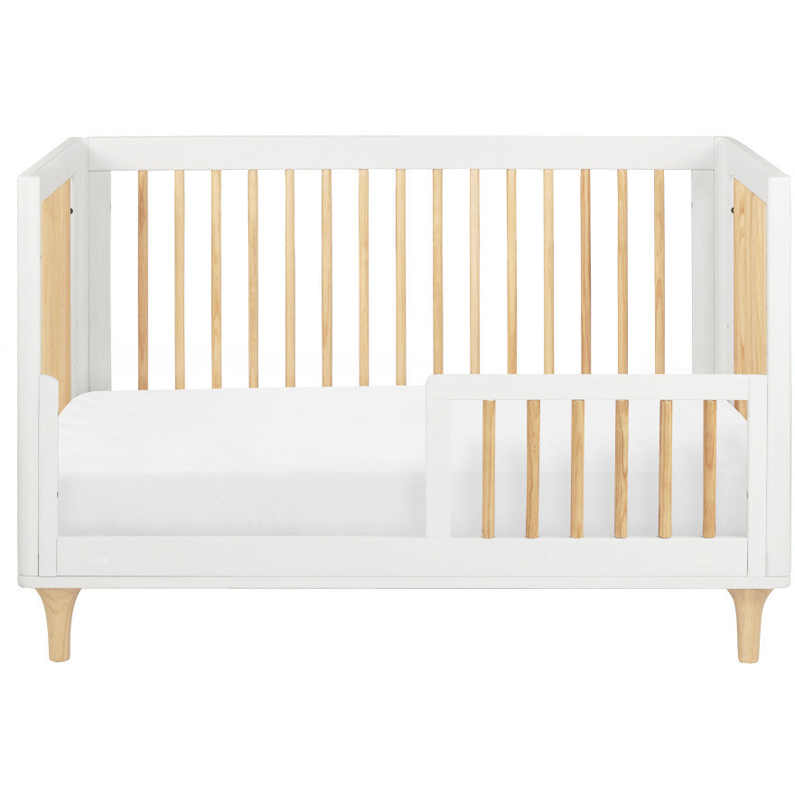Babyletto Lolly 3-in-1 Convertible Crib with Toddler Bed Conversion Kit + 3-Drawer Changer Dresser Set
