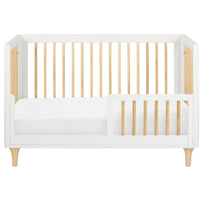 Babyletto Lolly 3-in-1 Convertible Crib with Toddler Bed Conversion Kit + 3-Drawer Changer Dresser Set