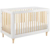 Babyletto Lolly 3-in-1 Convertible Crib with Toddler Bed Conversion Kit + 3-Drawer Changer Dresser Set