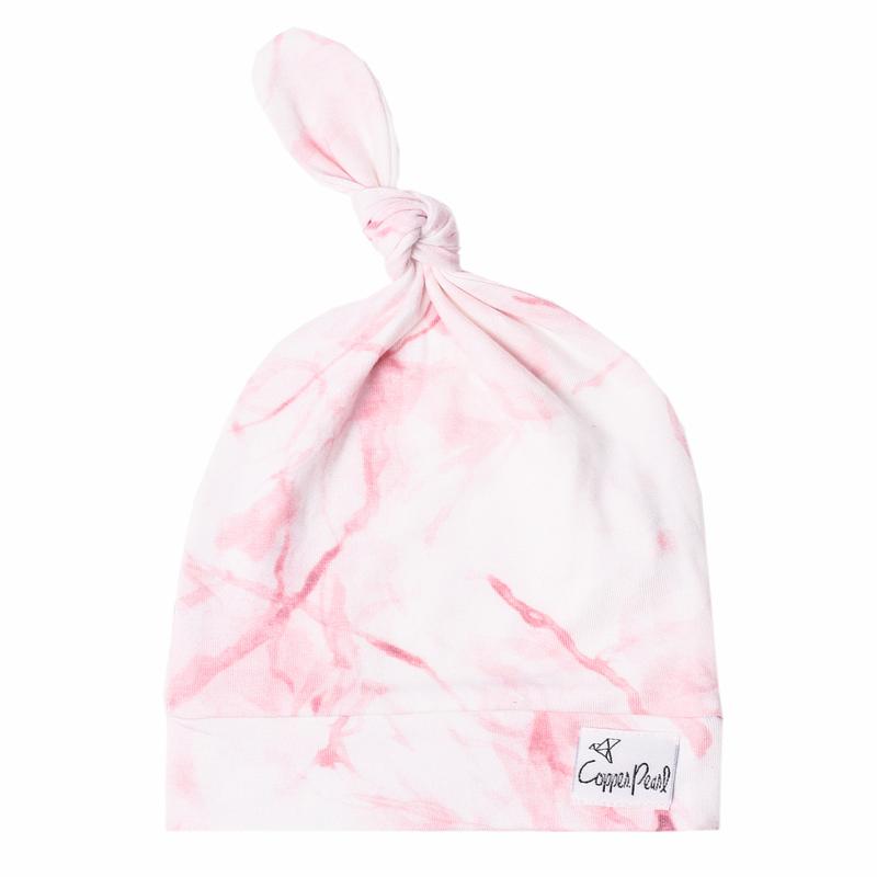 Copper Pearl Top Knot Hat - Roxy
