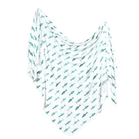 Copper Pearl Knit Swaddle Blanket - Pacific