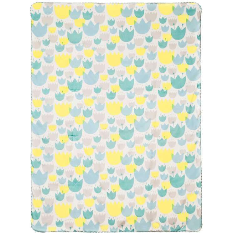 Babyletto Tulip Garden 2-in-1 Play and Toddler Blanket