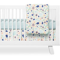 Babyletto Fleeting Flora 2-in-1 Play and Toddler Blanket