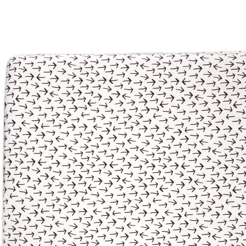 Babyletto Tuxedo Arrows Fitted Crib Sheet