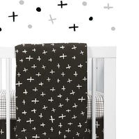 Babyletto Tuxedo 5-Piece Nursery Crib Bedding Set