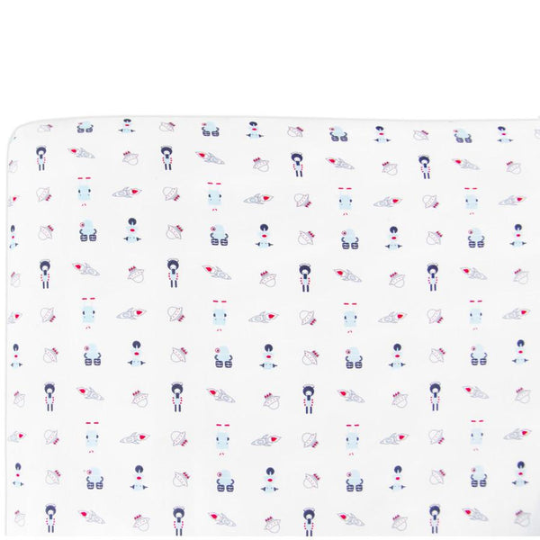 Babyletto Galaxy Fitted Mini Crib Sheet
