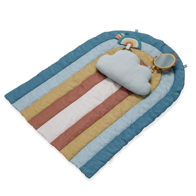 Itzy Ritzy Tummy Time Mat - Rainbow Play