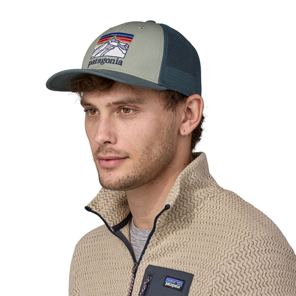 Patagonia Line Logo Ridge LoPro Trucker Hat | Sleet Green