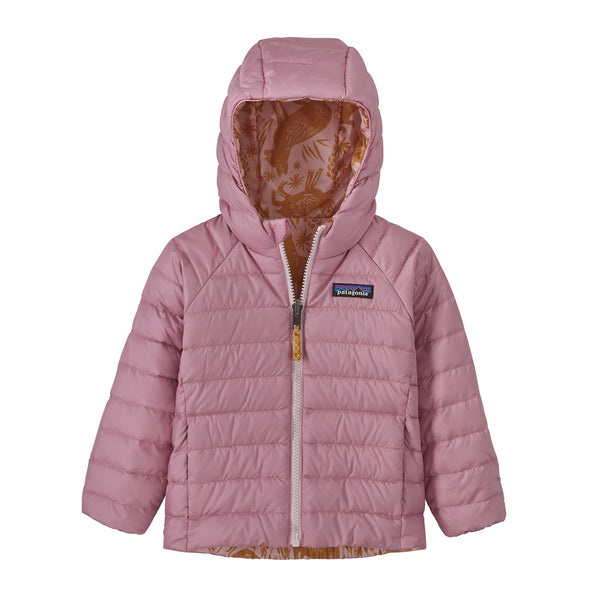 Patagonia Baby Reversible Down Sweater Hoody | Mara Mara: Peaceful Pink