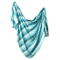 Copper Pearl Knit Swaddle Blanket | Waves