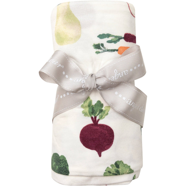Angel Dear Bamboo Swaddle | Watercolor Veggies