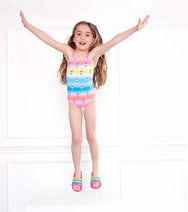 Hatley Over The Rainbow Slide On Sandals