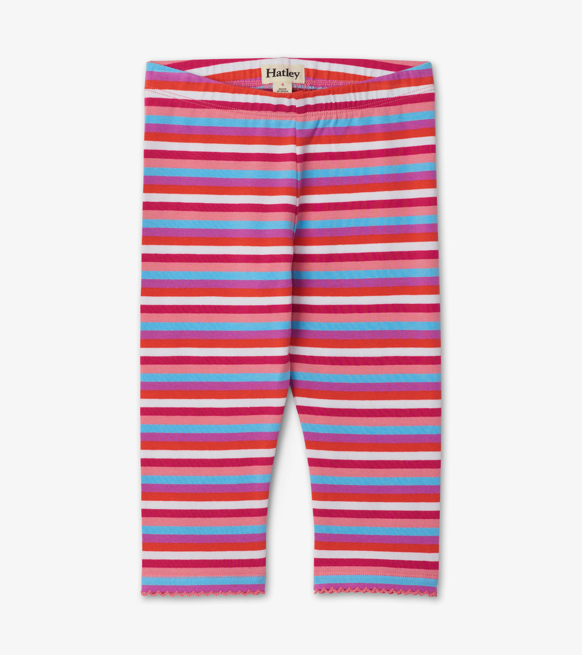 Hatley Tropical Stripe Capri Leggings