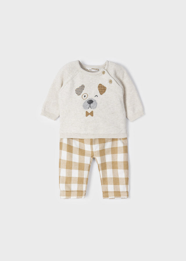 Mayoral Long pants set ECOFRIENDS newborn boy
